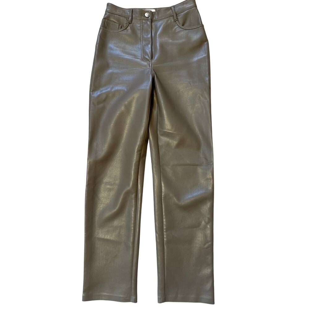 ARITZIA WILFRED The Melina Pant High Waisted Vegan Leather pant